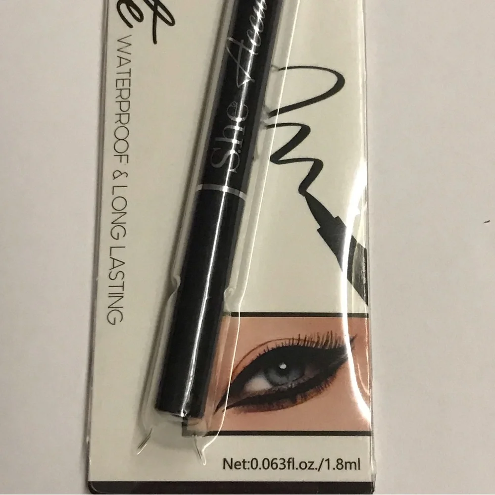 New SHE Liquid Eye Pencil Black El 101 Accentuate Waterproof Long Lasting